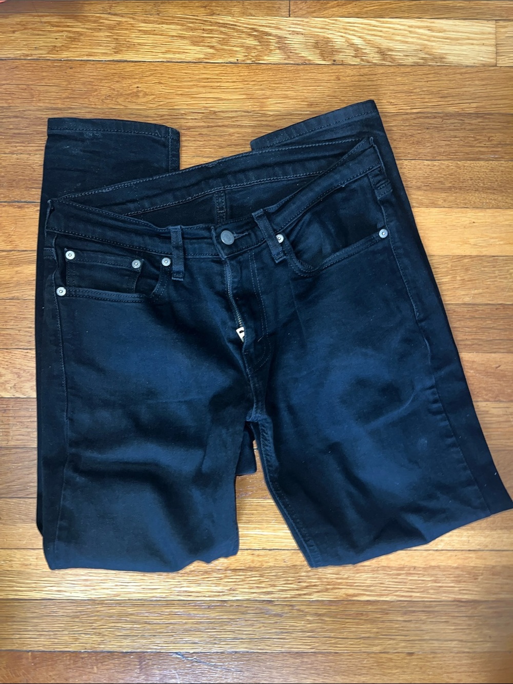Levi's Men's Straight Jeans in Black